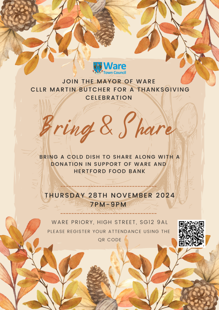 Bring And Share Thanksgiving Poster