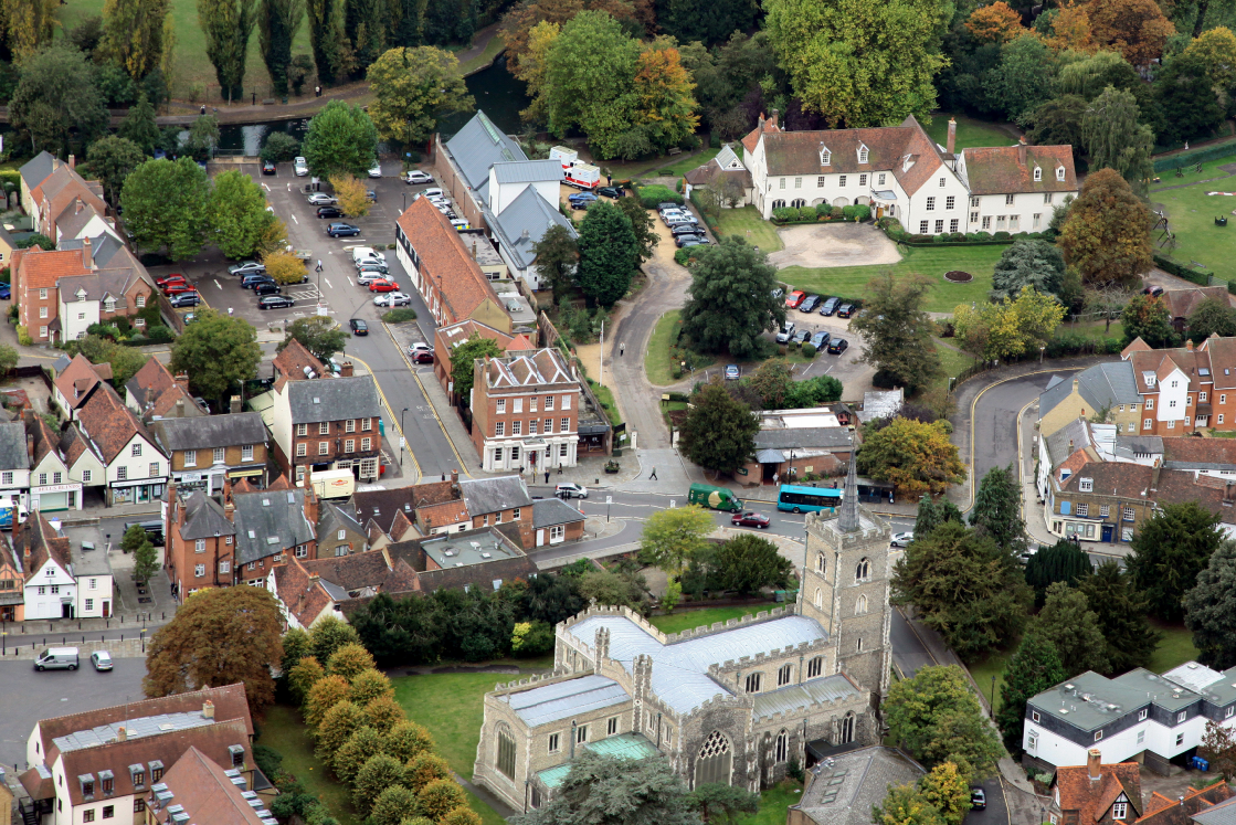 Town Centre Aerial Shot