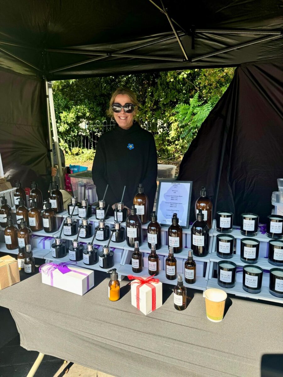 Produce stand at Tudor Square Market