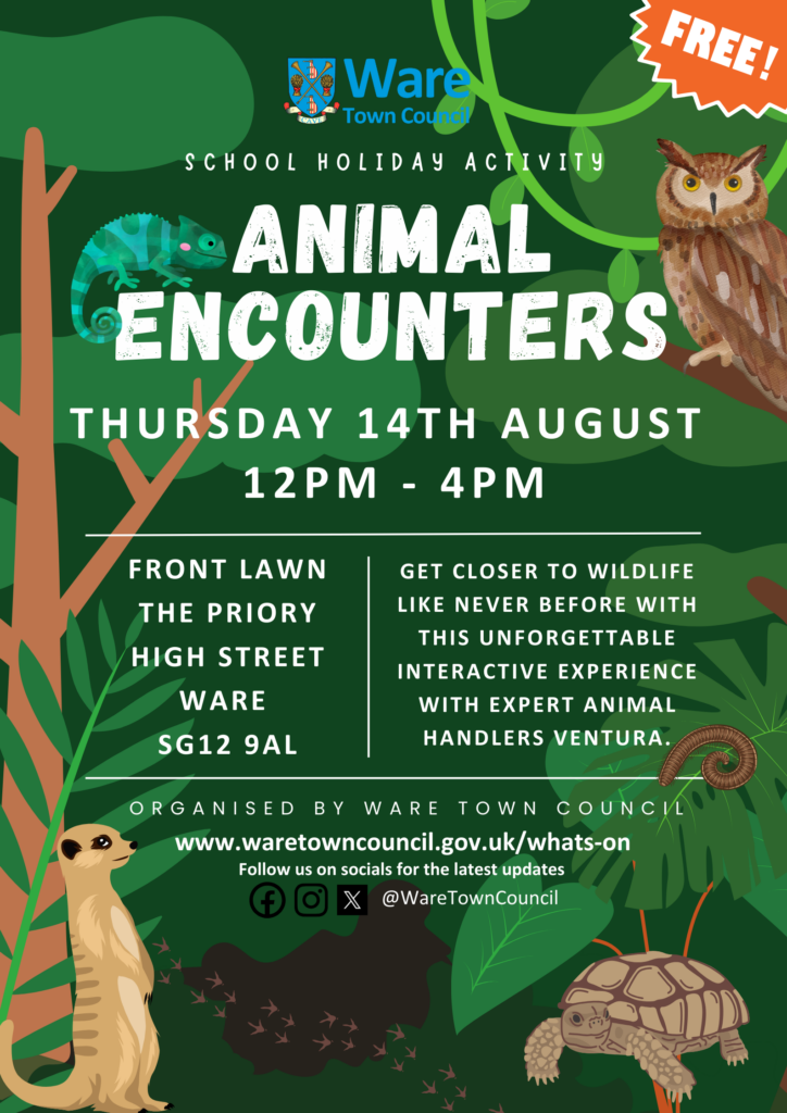 Animal Encounters Poster 2025