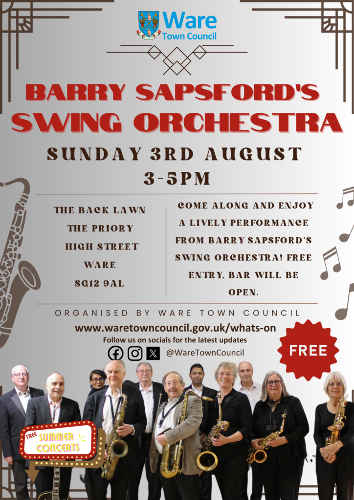 Barry Sapsford's Swing Orchestra Poster