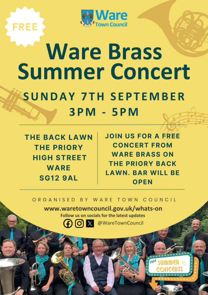 September Ware Brass Summer Concert Poster (1)