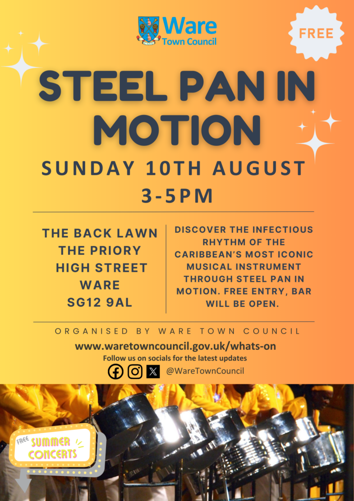 Steel Pan In Motion Poster